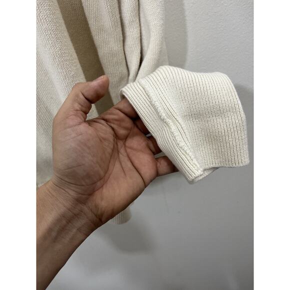 Vtg LL Bean Mens Knit Sweater LT USA Made Chunky 90s Jumper Grandpa Cabincore - Picture 12 of 16